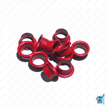 Люверсы красные d 5,5 mm (уп. =1000 шт. +/-10%)